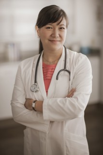 Smiling Chinese doctor