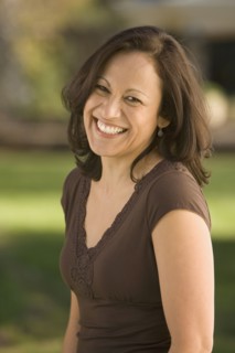 Hispanic woman laughing