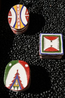 Traditional handmade coasters