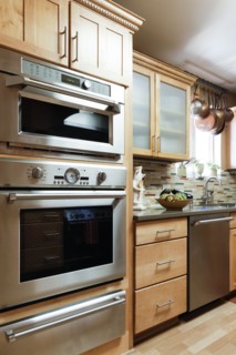 Oven in modern kitchen