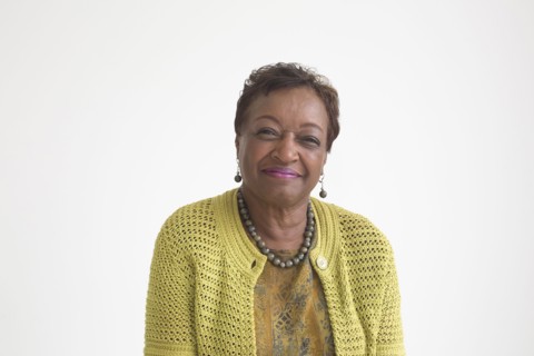 Portrait of smiling older Black woman