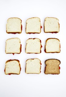 Peanut butter and jelly sandwiches