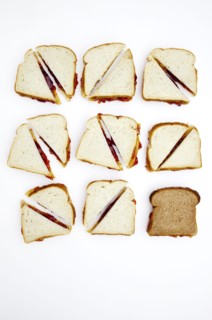 Peanut butter and jelly sandwiches