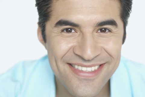 Close up of young man smiling for the camera