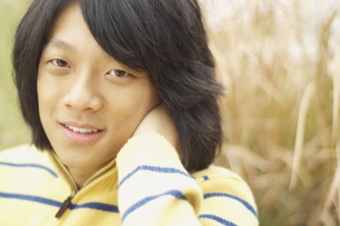 Young man posing for the camera