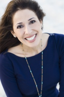 Smiling Hispanic woman