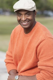 Close up of Black man smiling