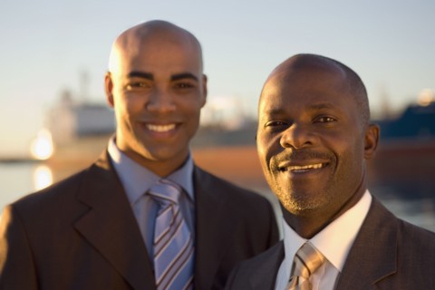 Portrait of African American businessmen