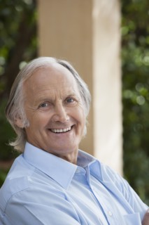 Man smiling outdoors