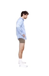 Caucasian businessman wearing shirt