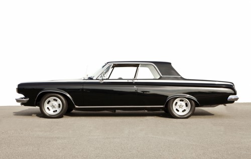 Black vintage car