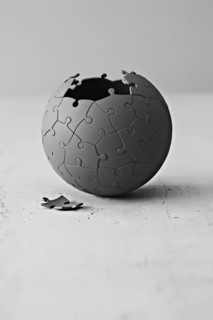 Nearly finished sphere puzzle