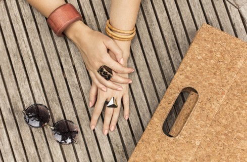 Caucasian woman with jewelry
