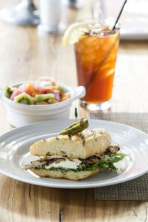 Chicken mozzarella sandwich
