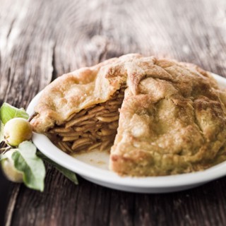 Apple pie missing slice