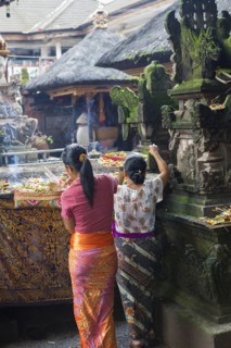 Women preparing Hindu celebration