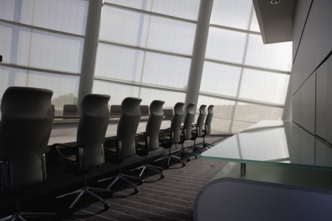 Empty conference room