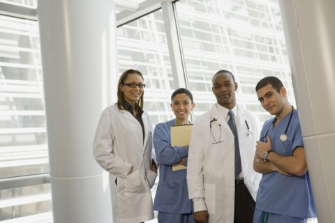Multi-ethnic doctor