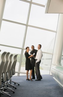 Business people working together in conference room