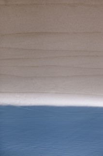 Close up of paint stripes