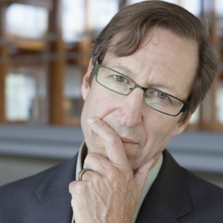 Caucasian businessman thinking
