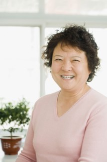 Chinese woman smiling