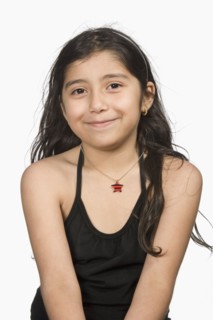 Hispanic girl smiling