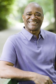 Smiling African American man