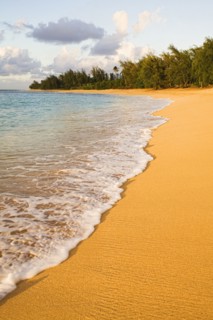 Tranquil remote beach