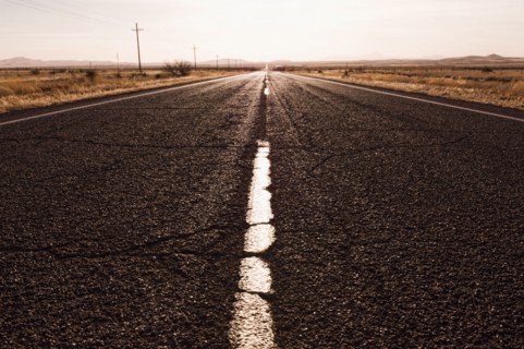 Road in remote area