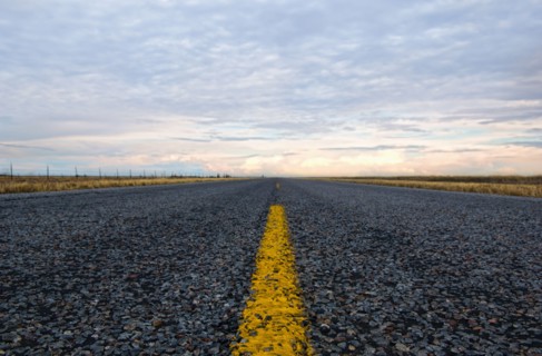 Road in remote area