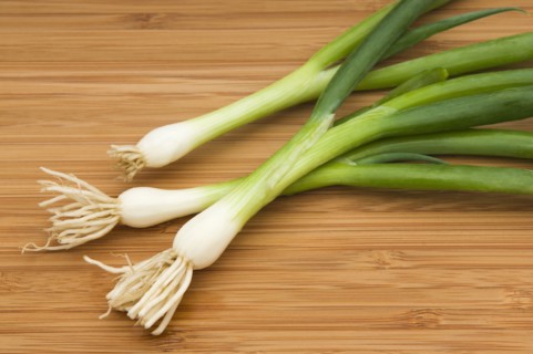 Three green onions