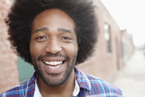 Smiling Black man