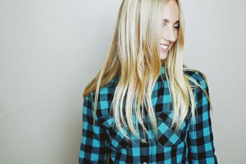 Caucasian woman smiling