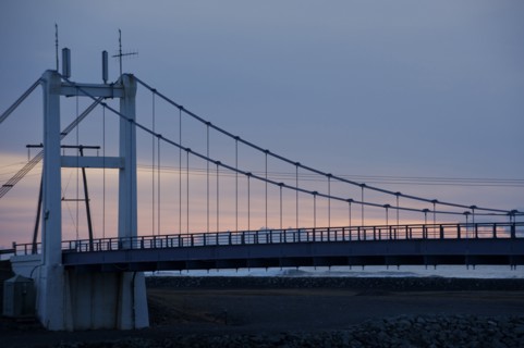 Bridge at sunset