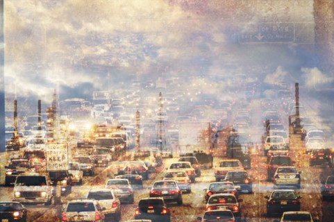Double exposure of traffic in clouds