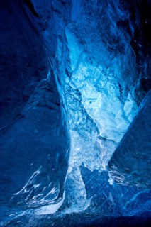 Ceiling of ice cave