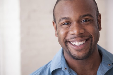 Smiling Black man