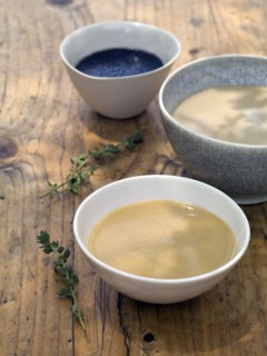 Bowls of different sauces
