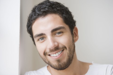Hispanic man smiling