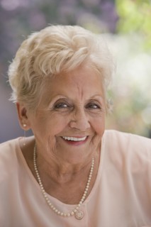 Smiling senior Hispanic woman