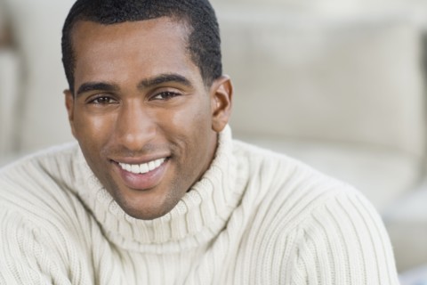 Close up of Indian man smiling