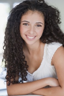 Israeli teenager smiling