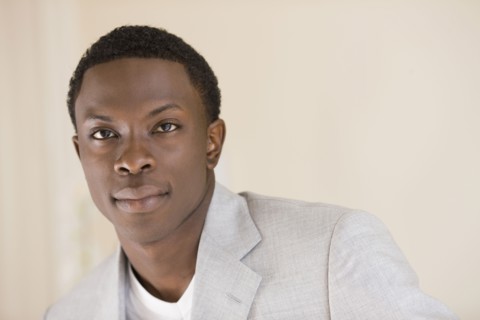 Serious Haitian man