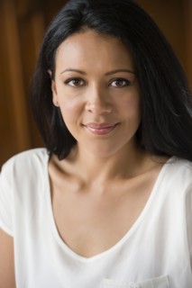 Smiling Hispanic woman