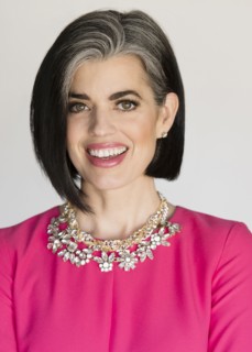 Caucasian businesswoman smiling