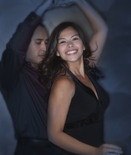Couple dancing in nightclub