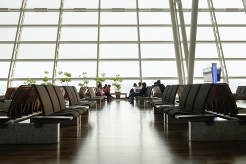 Waiting area in airport