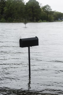 Flooding around mailbox