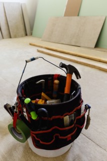 Tools in bucket